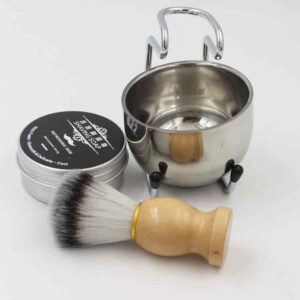 Shaving Brush + Pot & Soap